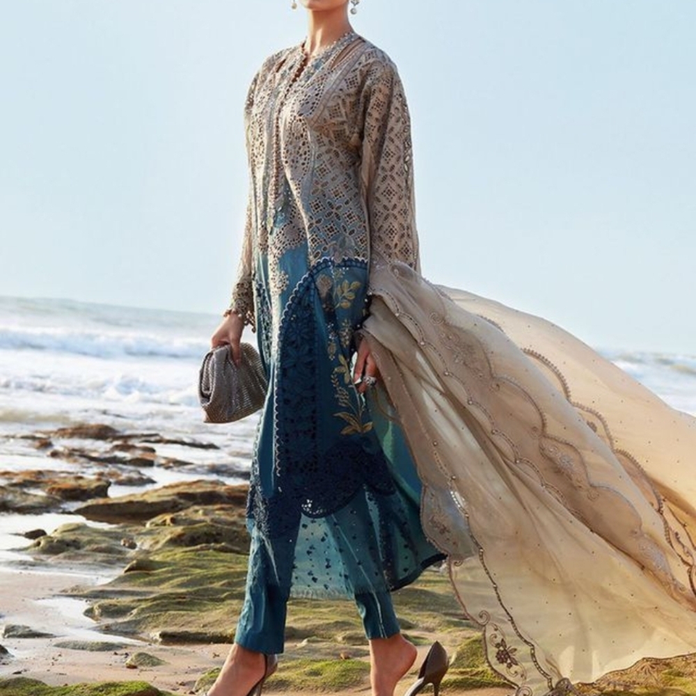 Maria B Embroidered Lawn 2025